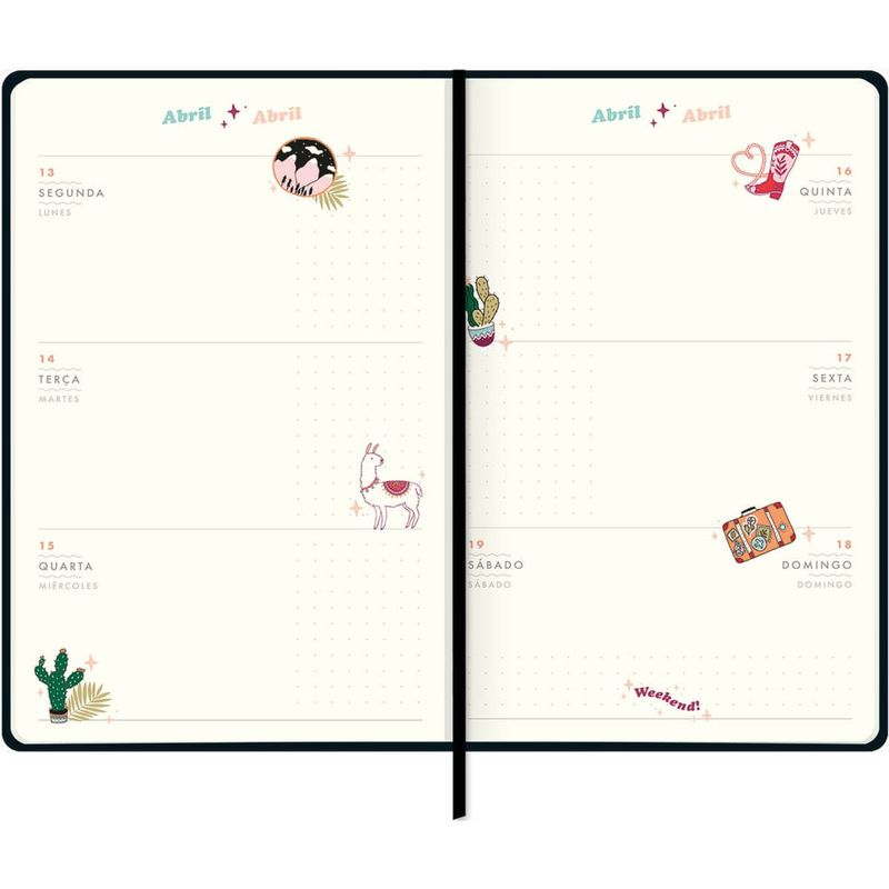 Agenda-Capa-Dura---21x13mm---Planner-2020---Capricho---Tilibra