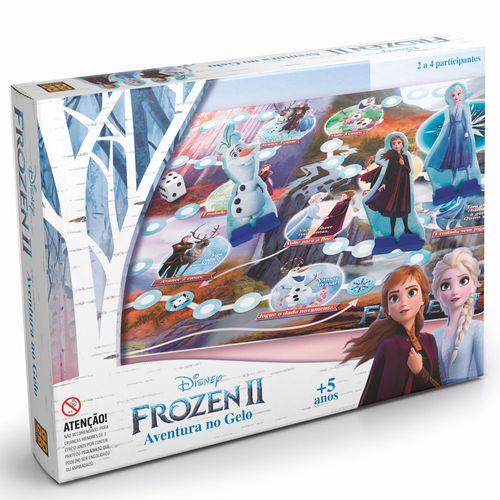 Jogo de Tabuleiro - Aventura no Gelo - Disney - Frozen 2 - Grow