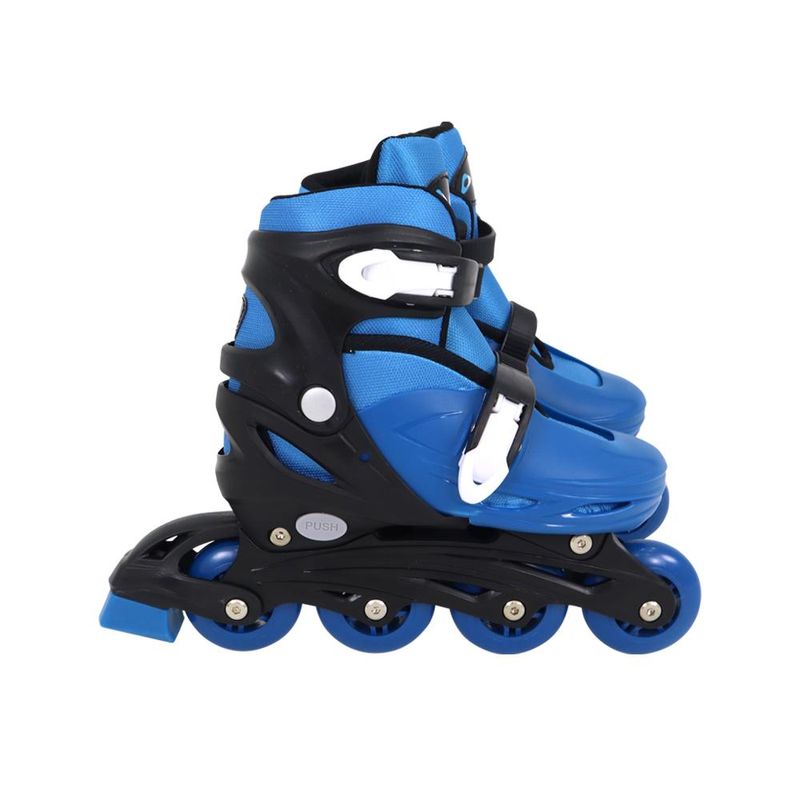 Patins-Ajustavel-com-Acessorios---Rollers---Azul---Bel-Fix---33-a-36-3