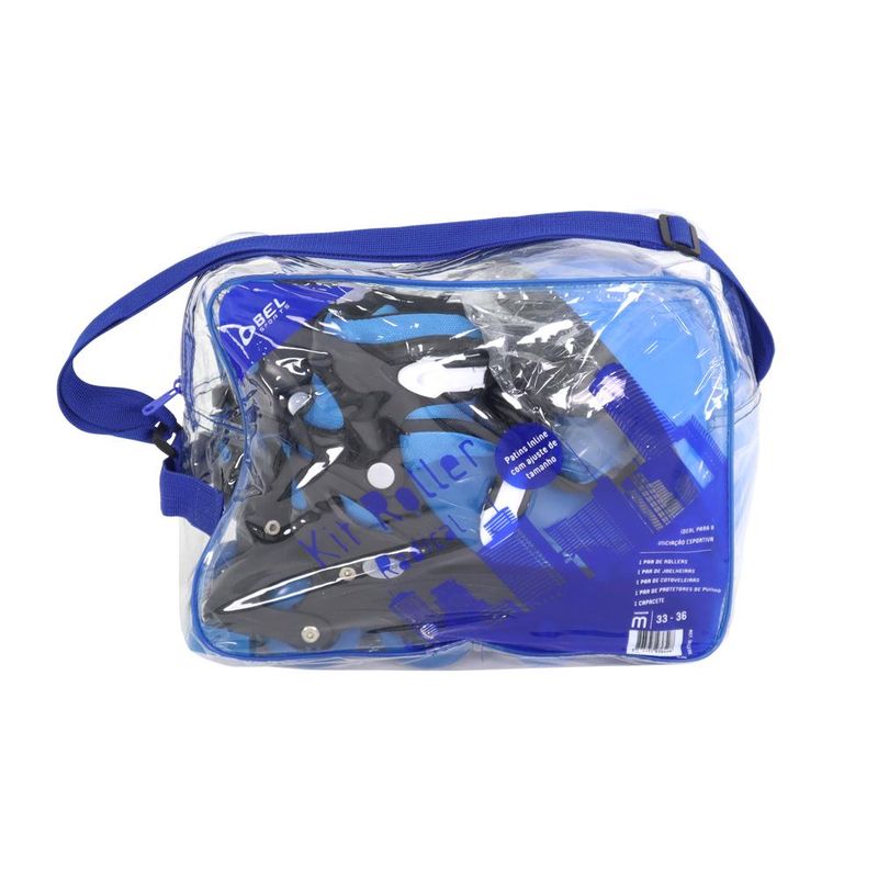 Patins-Ajustavel-com-Acessorios---Rollers---Azul---Bel-Fix---33-a-36-8
