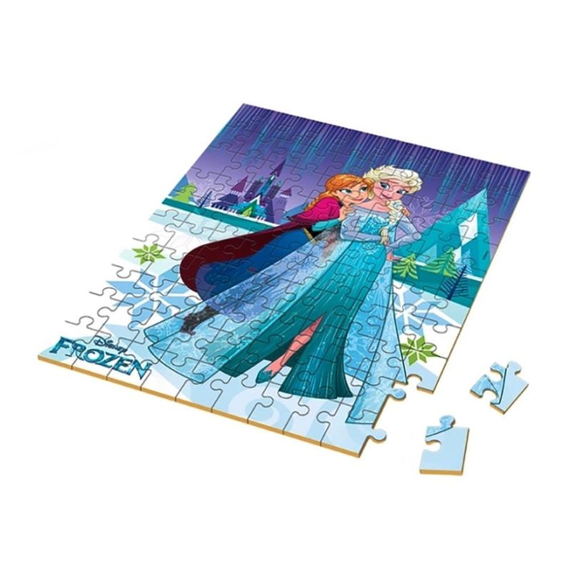 Quebra-Cabeca---100-Pecas---Disney---Frozen-2---Xalingo_Frente