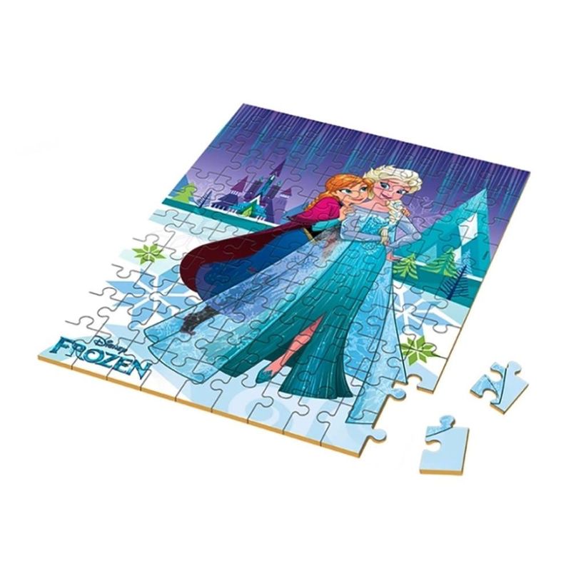 Quebra-Cabeças 100 Peças Frozen Disney Xalingo : : Brinquedos  e Jogos