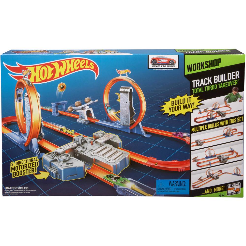 Pista Hot Wheels Turbo Takeover Transformável - Mattel BGX89 - Ri