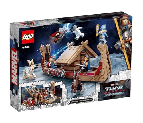 Thor Amor e Trovão o Barco das Cabras - Lego 76208