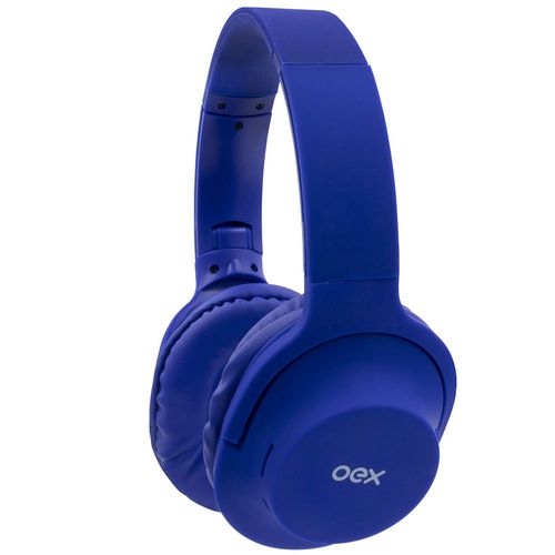 Fone de Ouvido - Headset Flow - Bluetooth - HS307 - Azul - OEX