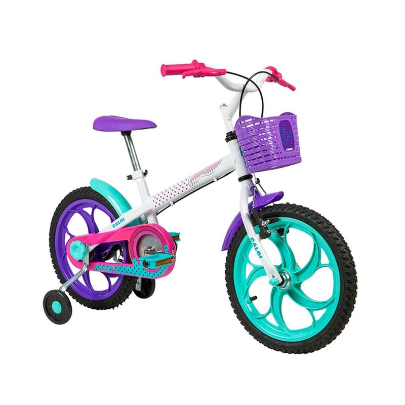 Bicicleta-Infantil---Aro-16---Cecizinha---Branco---Caloi-2