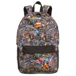 Mochila-Infantil---40Cm---Disney---Marvel---Quadrinhos---Preto---DMW_Frente