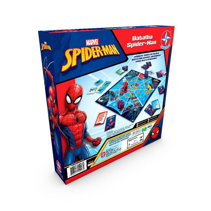 Jogo-de-Cartas---Batalha---Marvel---Spiderman---2-a-4-Jogadores---Estrela-0