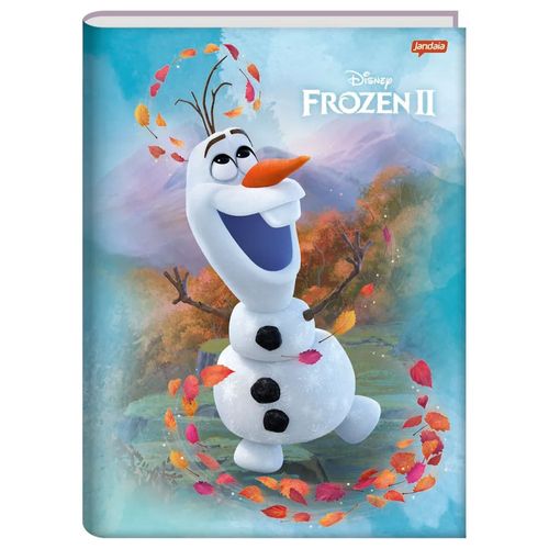 Caderno Universitário - Brochura - Frozen 2 - Olaf - 96 Folhas - Jandaia