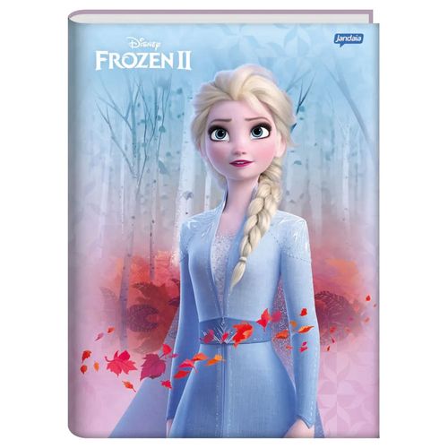 Caderno Universitário - Brochura - Frozen 2 - Elsa - 96 Folhas - Jandaia