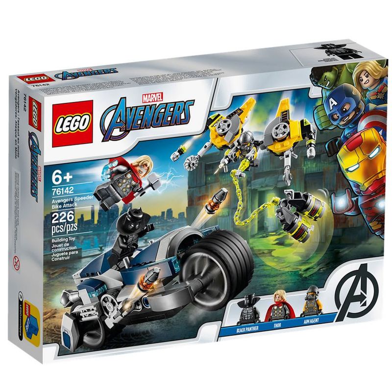 lego-super-heroes-disney-marvel-avengers-ataque-dos-vingadores-em-speeder-bike-76142_frente