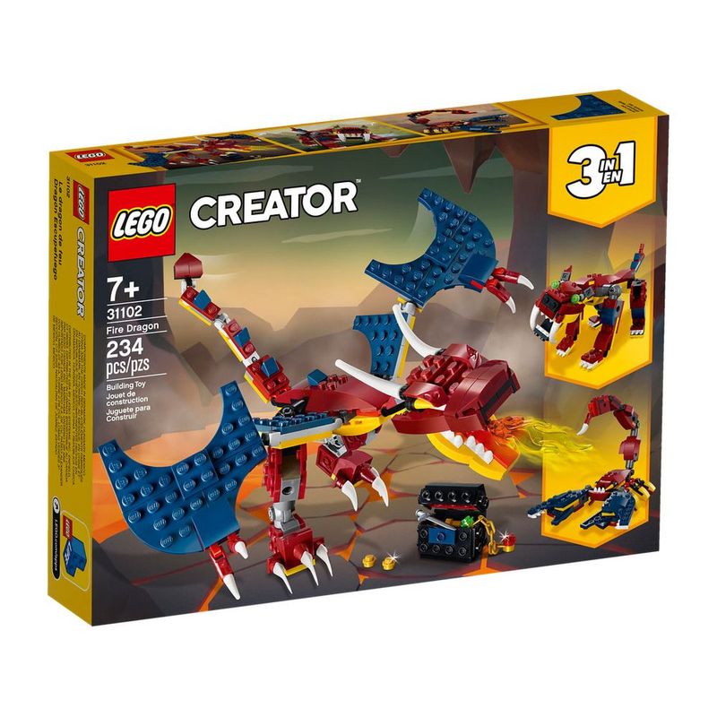 lego-creator-dragao-de-fogo-31102_Frente