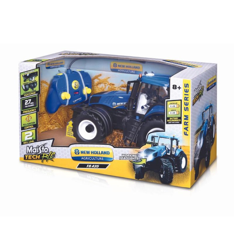 Carrinho-de-Controle-Remoto---New-Holland---Trator-de-Fazenda---Maisto-1
