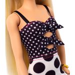 Boneca-Barbie-Fashionista---Loira-com-Vestido-de-Bolinha---Mattel