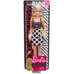 Boneca-Barbie-Fashionista---Loira-com-Vestido-de-Bolinha---Mattel