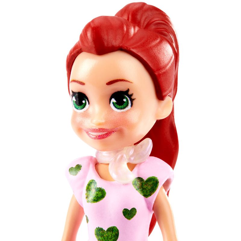 Boneca-e-Acessorios---Polly-Pocket---Polly-Happy-Hour---Lila-com-Vestido-Rosa---Mattel