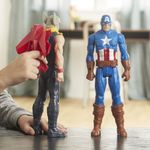 Figura-Articulada---30-Cm---Titan-Heroes---Disney---Marvel---Avengers---Capitao-America---Blast-Gear---Hasbro