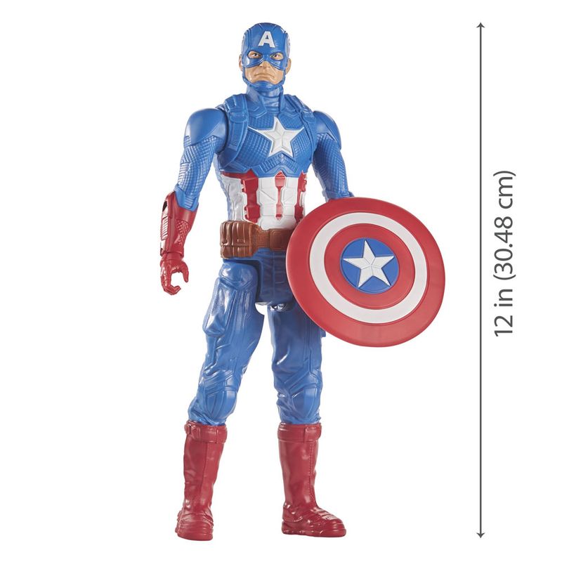 Figura-Articulada---30-Cm---Titan-Heroes---Disney---Marvel---Avengers---Capitao-America---Hasbro