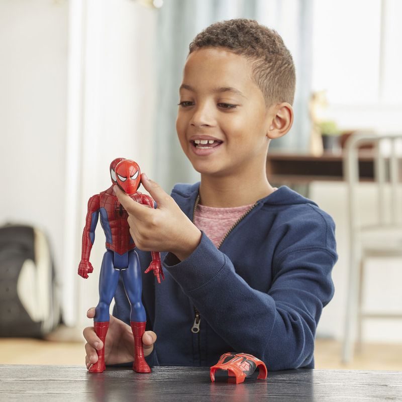 Figura-Articulada---30-Cm---Titan-Heroes---Disney---Marvel---Spider-Man---Blast-Gear---Hasbro