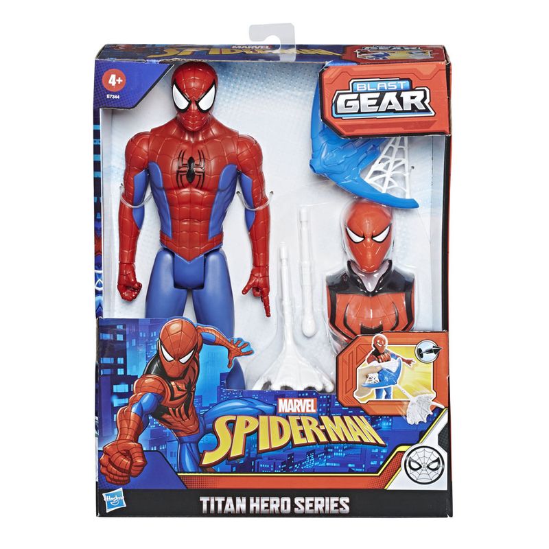 Figura-Articulada---30-Cm---Titan-Heroes---Disney---Marvel---Spider-Man---Blast-Gear---Hasbro