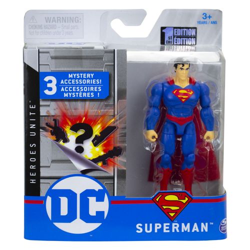 Mini Figura Articulada - 10 Cm - DC Comics - Liga da Justiça - Superman - Sunny