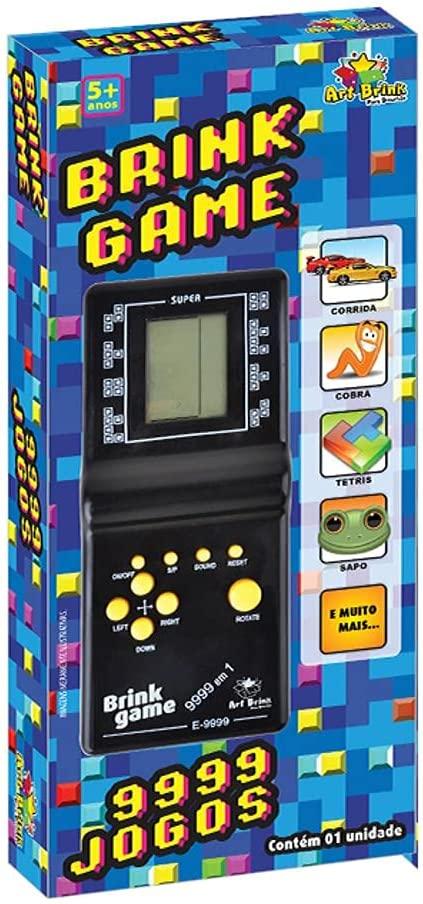 Mini Game Portátil Brink Games Retro 9999 Jogos - Mini Game Infantil de  Bolsa
