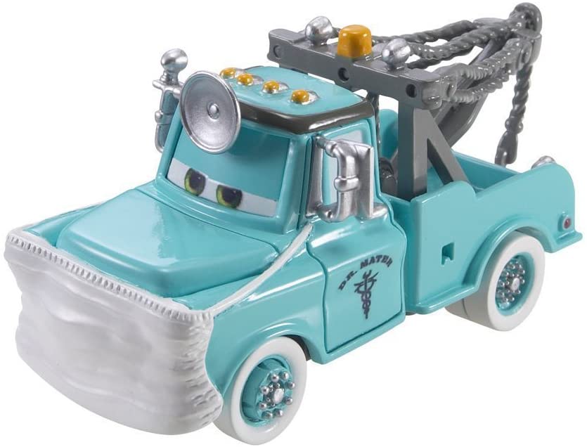 Disney Cars Carros Dr Mater With Mask Up Rescue Squad Mattel - Ri Happy