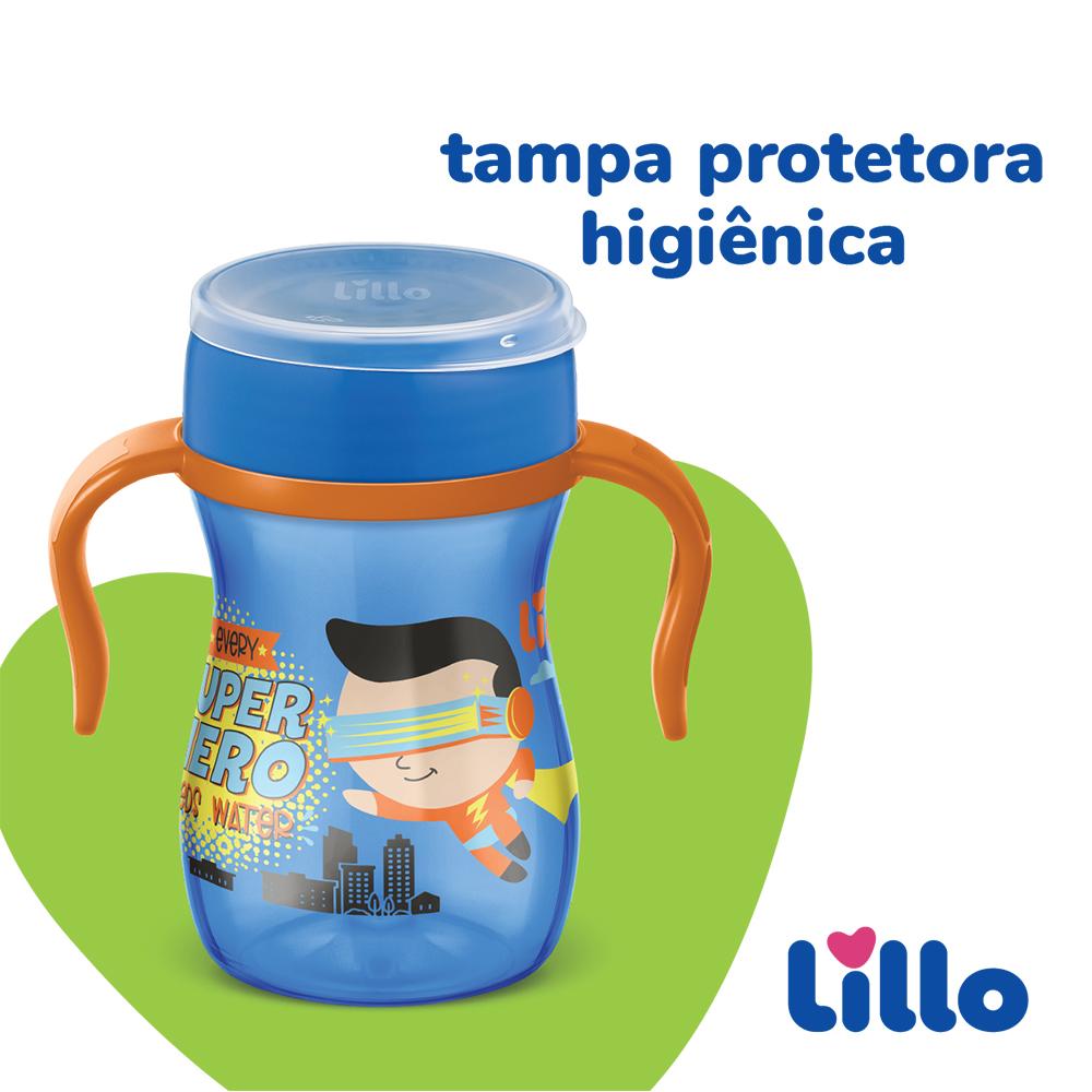 Jogo Copo de Trinamento 360º com Alça Dupla 240ml