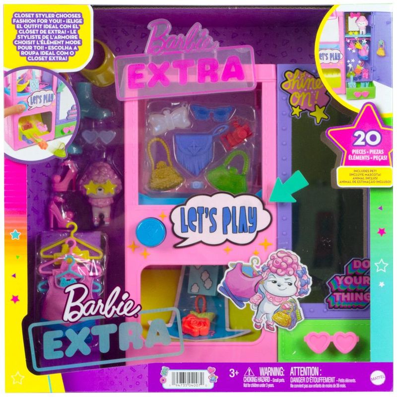 Playset---Barbie---Extra---Surprise-Fashion-Closet---Mattel-4