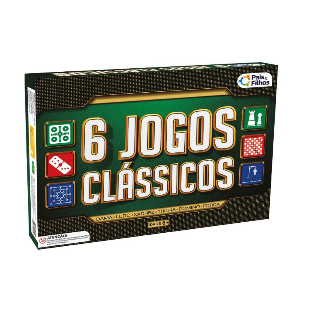 Jogo De Tabuleiro 6 Em 1 Jogo Dama Ludo Bingo Domino Xadrez