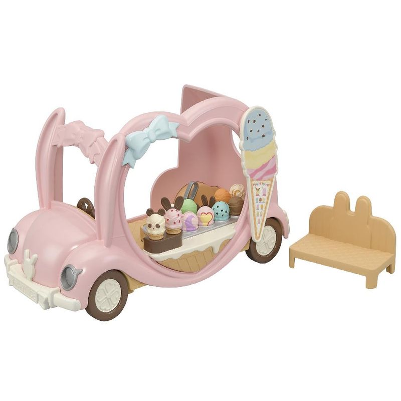 Conjunto-de-Figuras---Sylvanian-Families---Van-do-Sorvete---Epoch-0