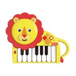 Mini-Teclado---Fisher-Price---Leao---Fun---Amarelo-0