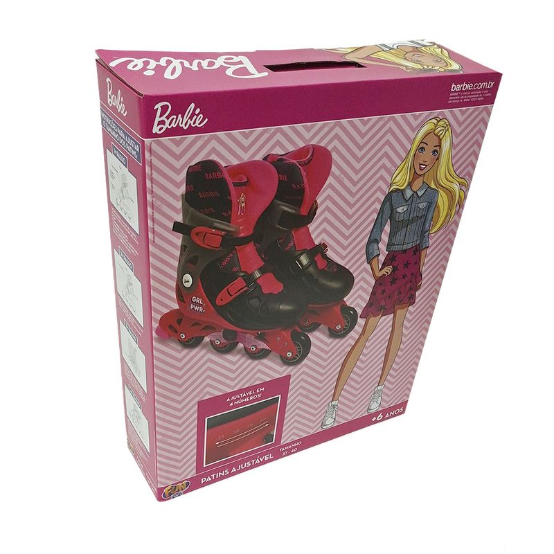 Patins---Barbie---Ajustavel---Tamanho-37-a-40---Fun---Rosa-3