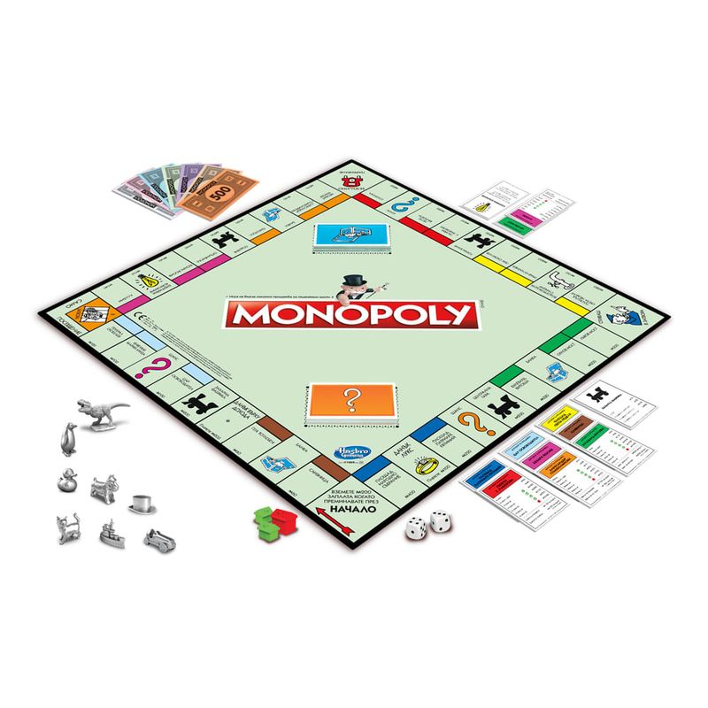 Hasbro monopoly jogo de tabuleiro de brinquedo, jogo de tabuleiro tipo  guaxinim versão atualizada do jogo das mãos fortes