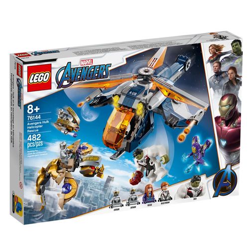 LEGO Avengers - Disney - Marvel - Ultimato - Largada de Helicóptero Hulk - 76144