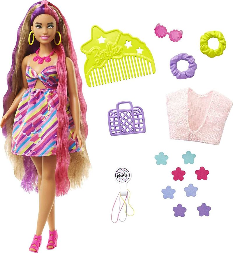 Boneca Barbie - Cabelos Coloridos Hcm89 - Ri Happy