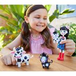 Mini-Boneca-Articulada-e-Pets---21-Cm---Enchantimals---Familia-de-Inverno---Cambrie-Cow-Ricotta-Mac-e-Cheese---Mattel