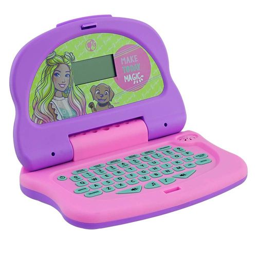 Laptop de Atividades - Charm Tech - Bilíngue - Barbie - Candide