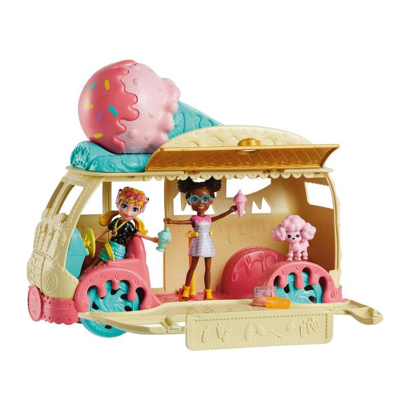 Playset---Polly-Pocket---Polly-e-Shani---Caminhao-de-Sorvete---Mattel-5