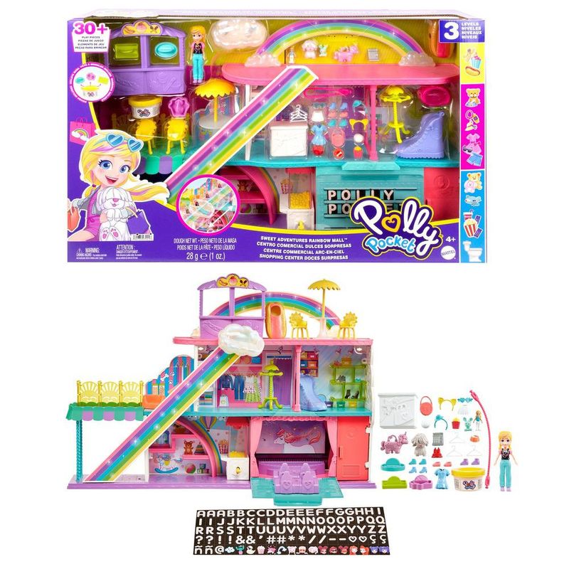 Polly Pocket Shopping Doces Surpresas Playset - Mattel