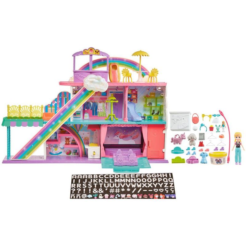 Playset - Polly Pocket - Polly - Shopping Center Doces Surpresas - Mattel