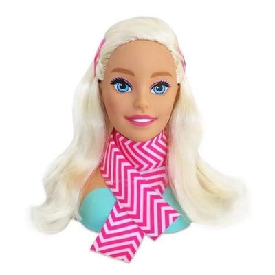 Busto De Boneca Com Acessórios - Barbie Styling Head Faces - Rosa - Pupee - Ri  Happy