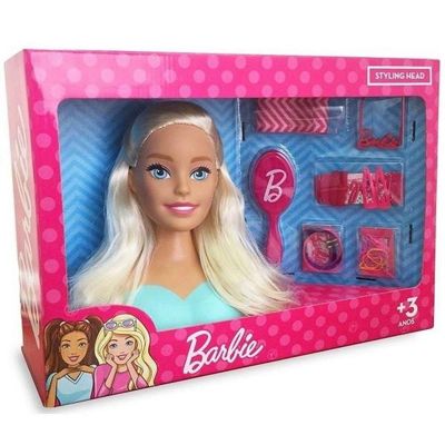 Busto De Boneca Com Acessórios - Barbie Styling Head Faces - Rosa - Pupee - Ri  Happy