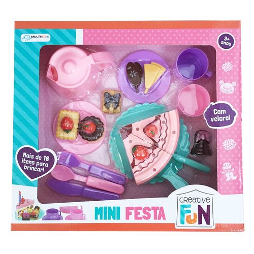 Creative Fun Mini Festa Indicado para +3 Anos Colorido Multikids - BR643