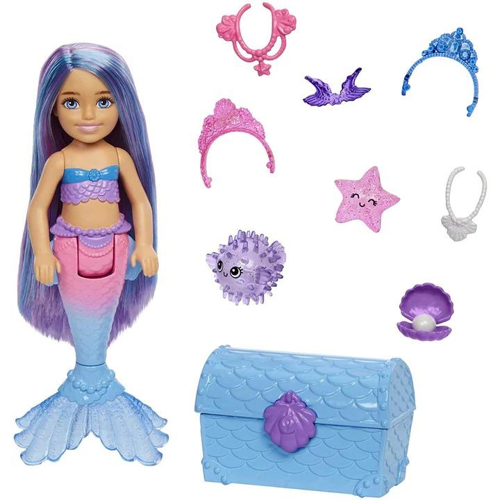 Boneca Barbie Sereia Mermaid Power Malibu Roxo - Mattel - Casa Joka