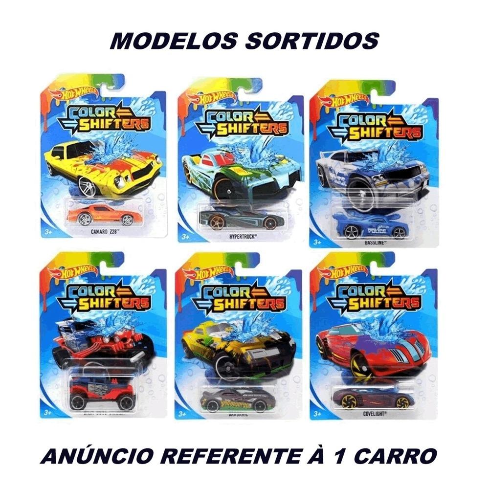 Kit 8 Carrinhos Hot Wheels Color Shifters Carro Muda De Cor - Ri Happy