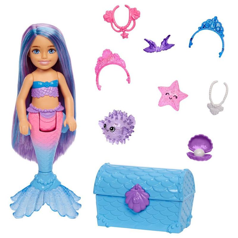 Boneca-Barbie-com-Acessorios---Mermaid-Power---Chelsea-Sereia---17-Cm---Mattel-0