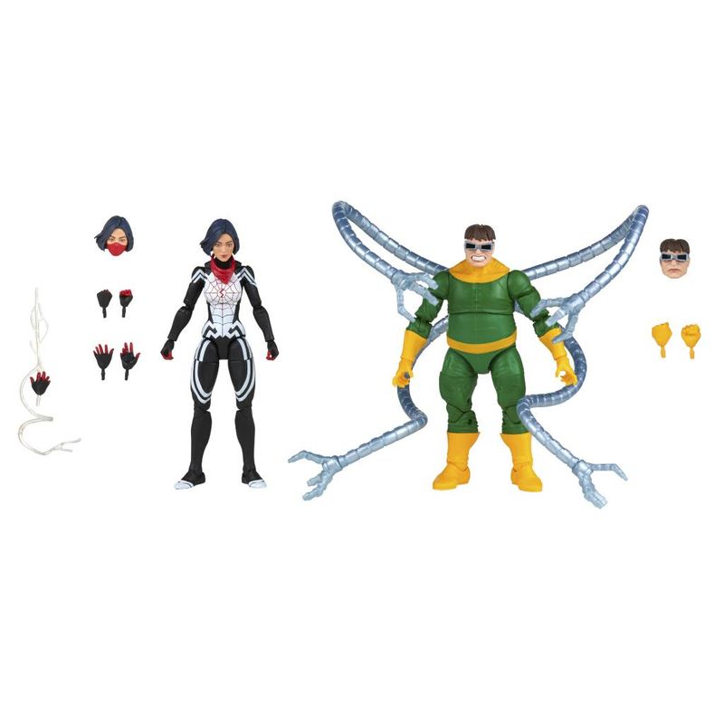 Bonecos-Articulados---Marvel-Legends-Series---Silk-e-Doutor-Octopus---15cm---Hasbro-0