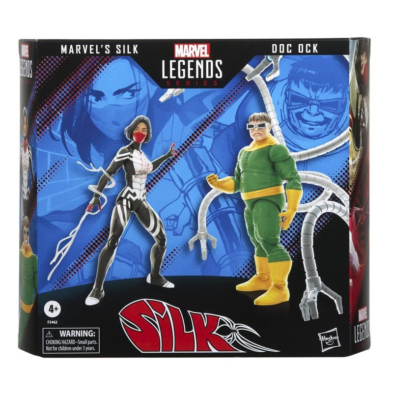 Bonecos-Articulados---Marvel-Legends-Series---Silk-e-Doutor-Octopus---15cm---Hasbro-1