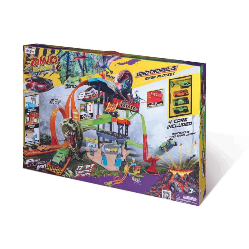 Pista-Dinotropolis---Mega----Fresh-Metal---Maisto-1